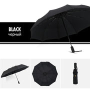 Windproof Double Layer Resistant Umbrella - HOW DO I BUY THIS Black
