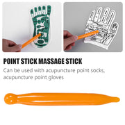 Acupressure Massage Socks Gloves And Stick