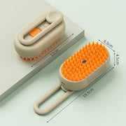Pet Hair Removal Grooming Brush With Steamy Spray - HOW DO I BUY THIS Brown