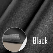 Self Adhesive Leather - HOW DO I BUY THIS Black / 35x50cm