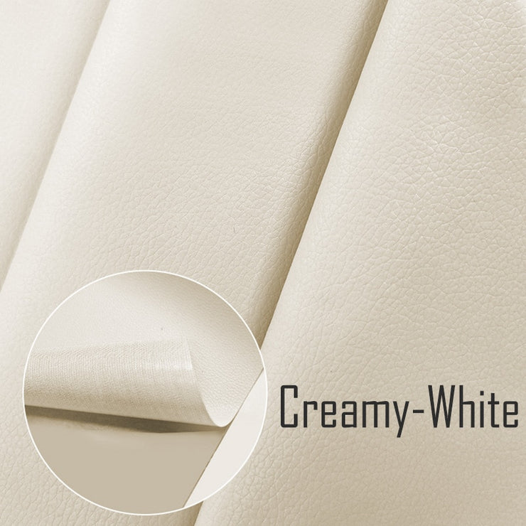 Self Adhesive Leather - HOW DO I BUY THIS Creamy-White / 35x50cm