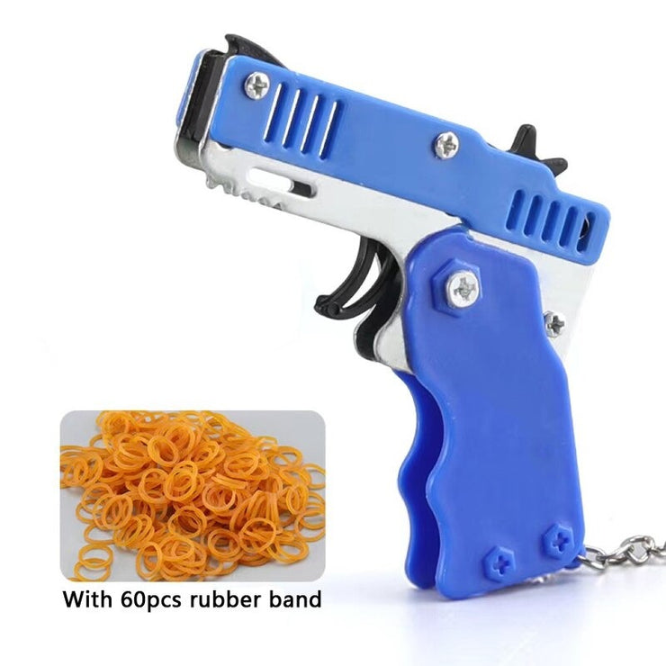 Rubber Band Gun - HOW DO I BUY THIS 60 bands / Blue