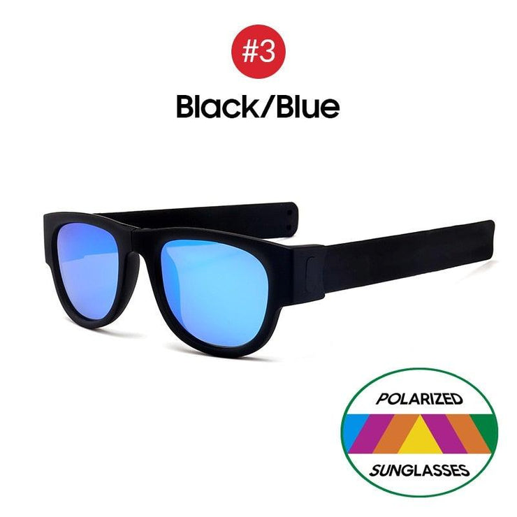 Folding Sunglasses - HOW DO I BUY THIS 3 Black Blue / WITH BOX