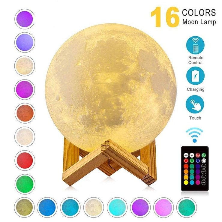 Moon Lamp - HOW DO I BUY THIS 16 Colors / 8cm