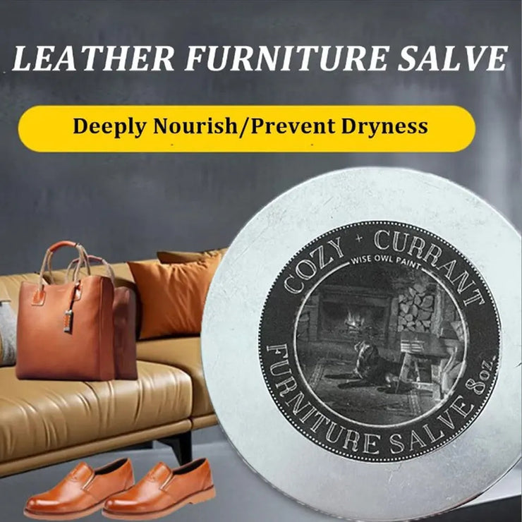Premium Leather Salve & Brush
