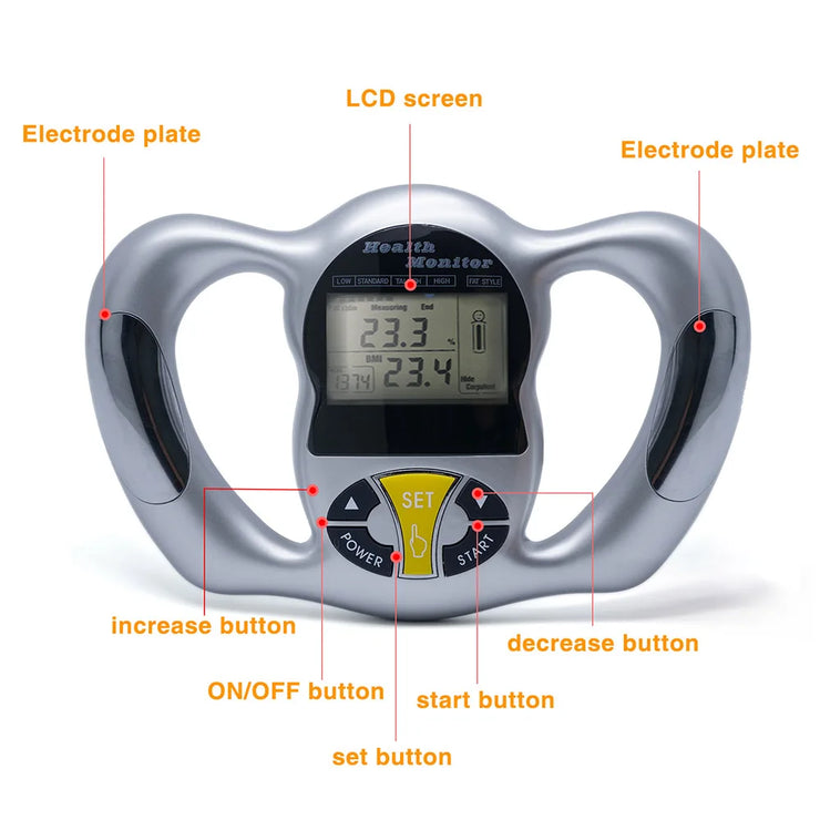 Wireless Digital LCD BMI Body Fat Scale