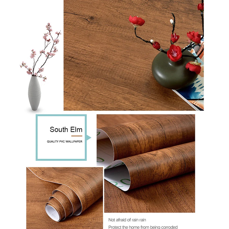 Self Adhesive Wood Wallpaper - HOW DO I BUY THIS South Elm / 40cm x 1m