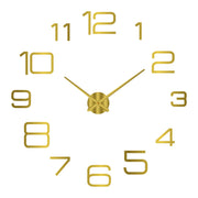 Modern Wall Clock - HOW DO I BUY THIS 011 Gold / 3D Diameter100-130CM