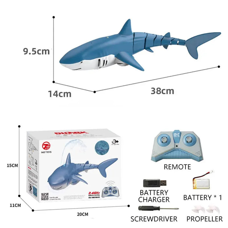 Smart RC Shark whale Toy - HOW DO I BUY THIS Blue spray shark