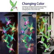 Color-Changing LED Solar Hanging Birds