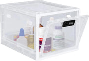Premium Lockable Storage Organizer Box - HOW DO I BUY THIS White / 19x22x30CM