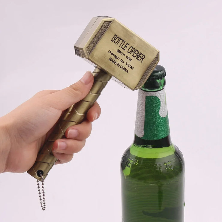 Multifunction Hammer Thor Shaped Bottle Opener.