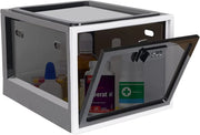 Premium Lockable Storage Organizer Box - HOW DO I BUY THIS Black / 19x22x30CM
