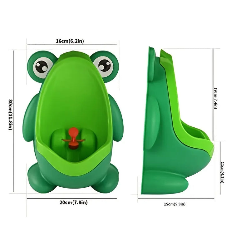 Cute Frog Potty Training Urinal Boy With Fun Aiming Target