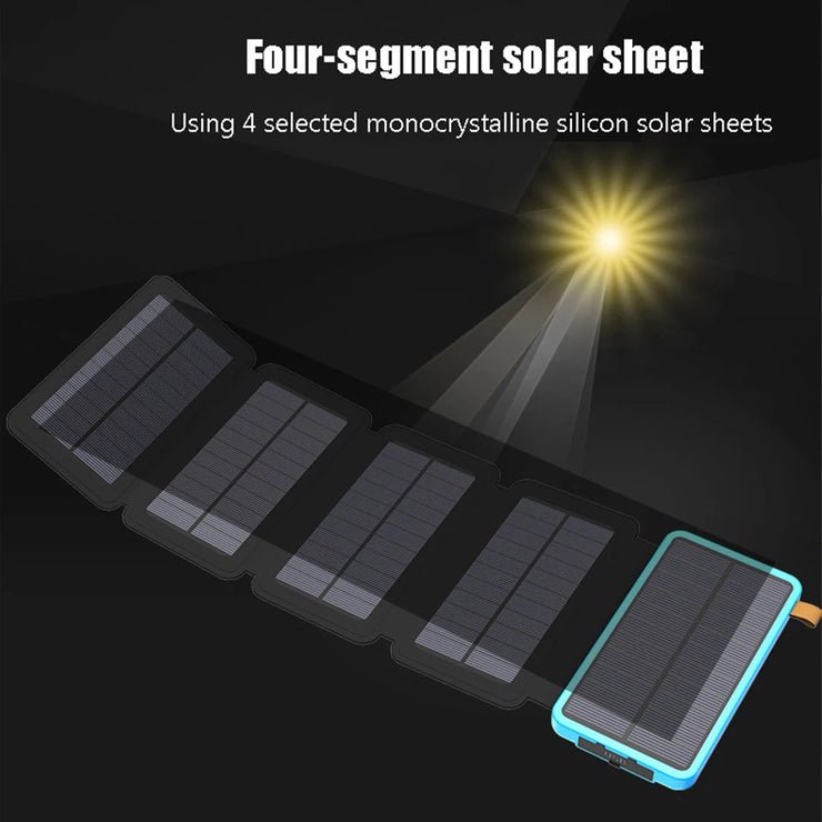 Portable Folding Solar Panel With Power Bank