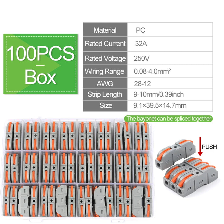 Quick Splicing Multiplex Butt Wire Connector - HOW DO I BUY THIS 100PCS Boxed