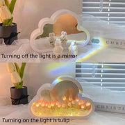 Tulip Mirror Lamp - HOW DO I BUY THIS Pink / USB plug in