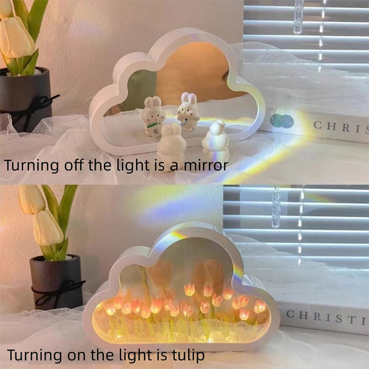 Tulip Mirror Lamp - HOW DO I BUY THIS Pink / USB plug in