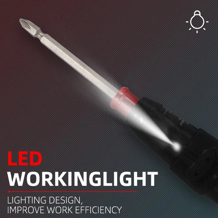 Rechargeable Electric Screwdriver With LED