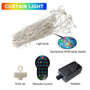 Smart LED Curtain String Lights