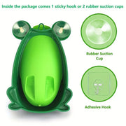 Cute Frog Potty Training Urinal Boy With Fun Aiming Target