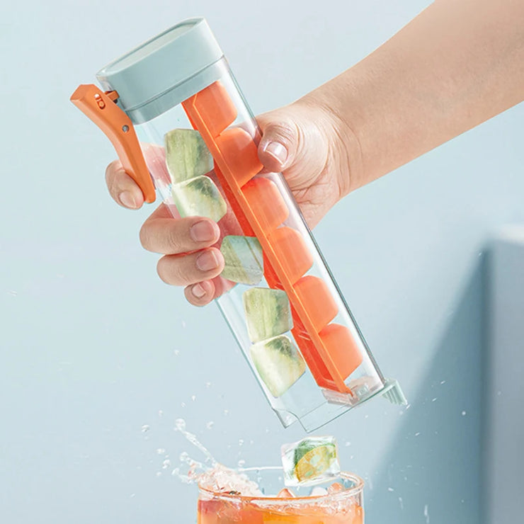 Press Type Ice Cube Maker