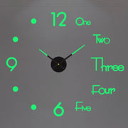 Modern Wall Clock - HOW DO I BUY THIS 016 Luminous / 2D Diameter 40-50CM