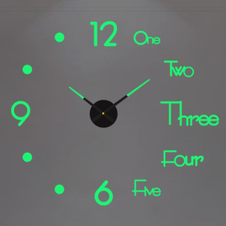 Modern Wall Clock - HOW DO I BUY THIS 016 Luminous / 2D Diameter 40-50CM