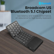 Tri-Folding Wireless Keyboard