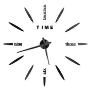 Modern Wall Clock - HOW DO I BUY THIS 022 Black / 2D Diameter 40-50CM