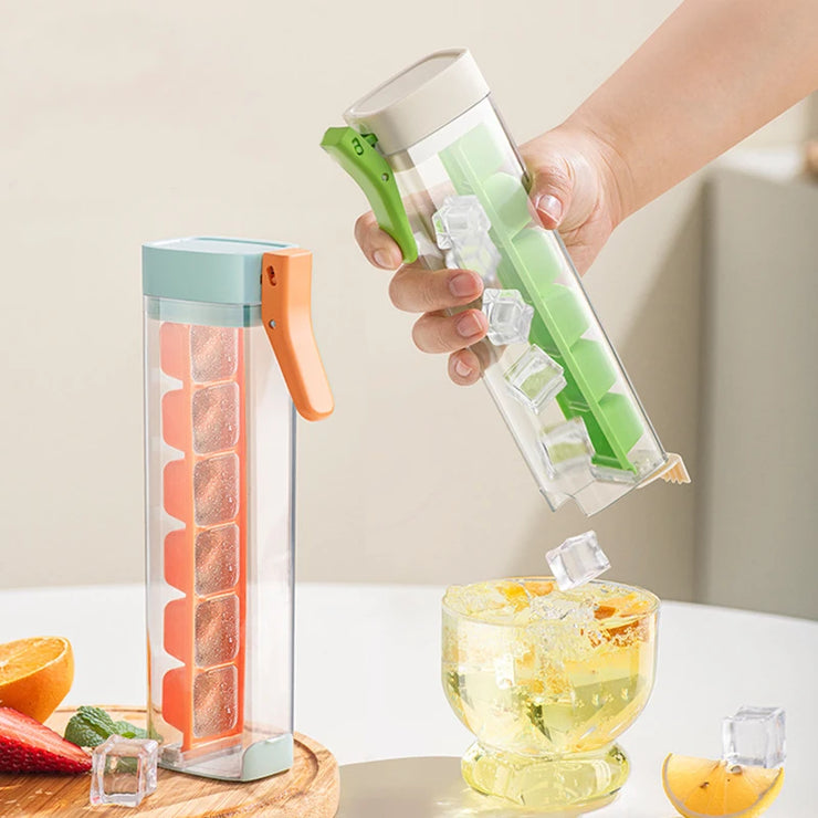 Press Type Ice Cube Maker