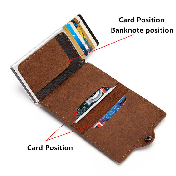 Metal Airtag Wallet