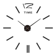 Modern Wall Clock - HOW DO I BUY THIS 056 Black / 3D Diameter 60-90CM