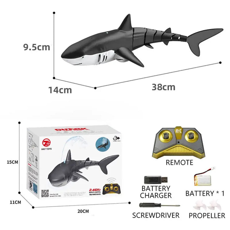 Smart RC Shark whale Toy - HOW DO I BUY THIS Black spray shark