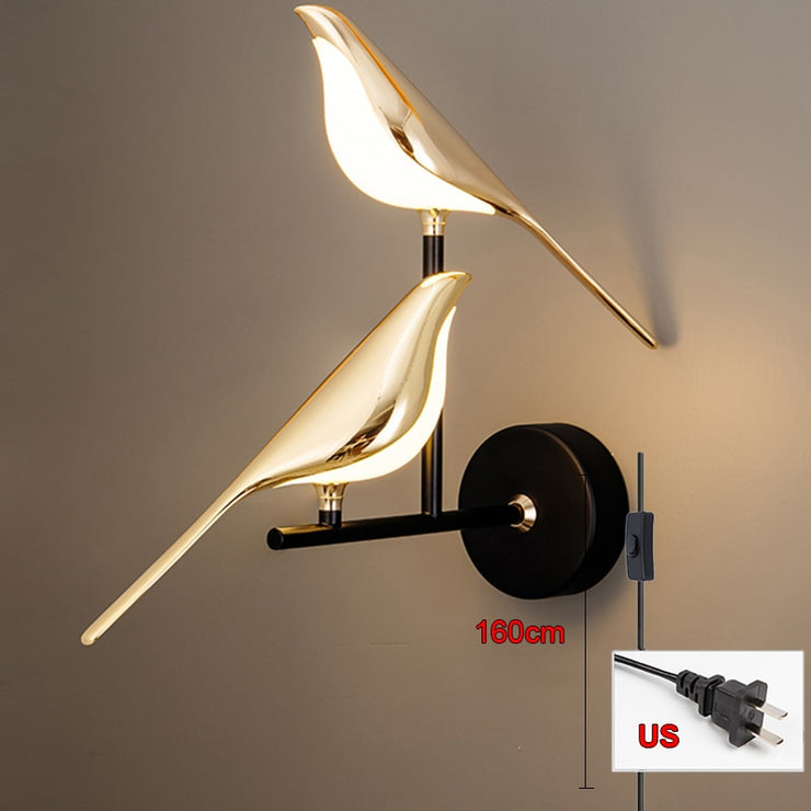Modern Simplicity Bird Lamp - HOW DO I BUY THIS US Two heads / Natural light