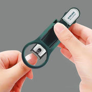 Nail Clipper with Magnifying Glass