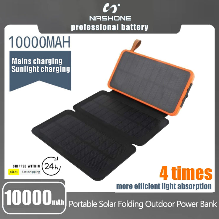 Portable Folding Solar Panel With Power Bank