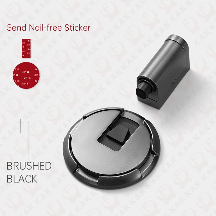 Heavy Duty Magnetic Door Stopper - HOW DO I BUY THIS Brushed Black