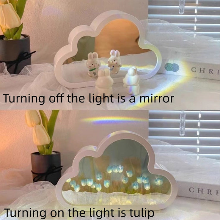 Tulip Mirror Lamp - HOW DO I BUY THIS Blue / USB plug in