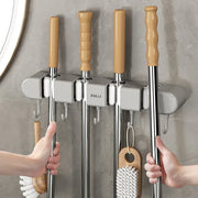 Multi-Functional Wall Mounted Mop Holder