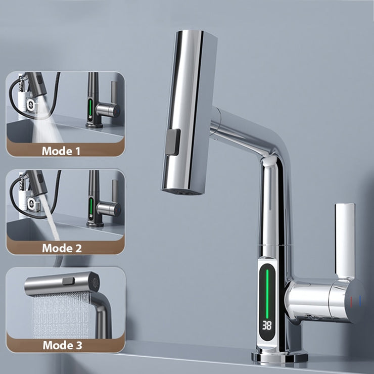 Digital Temperature Display Faucet - HOW DO I BUY THIS Include 60cm hose / Silver