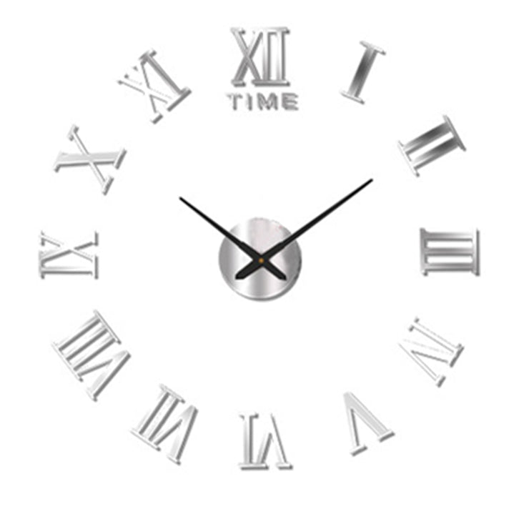 Modern Wall Clock - HOW DO I BUY THIS 033 Silver / 3D Diameter100-130CM