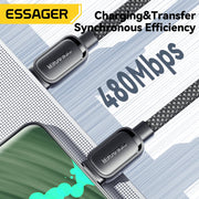 Magnetic Suction Type C to C Fast Charging Cable
