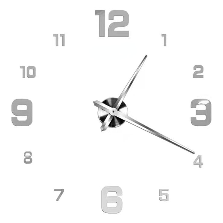 Modern Wall Clock - HOW DO I BUY THIS 063 Silver / 2D Diameter 40-50CM