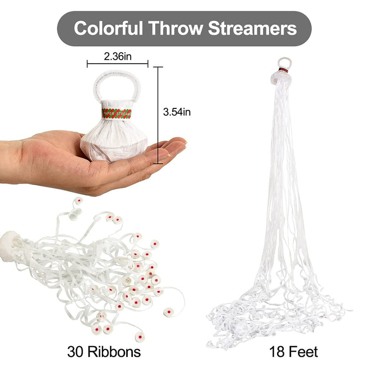10Pack No-mess Streamers