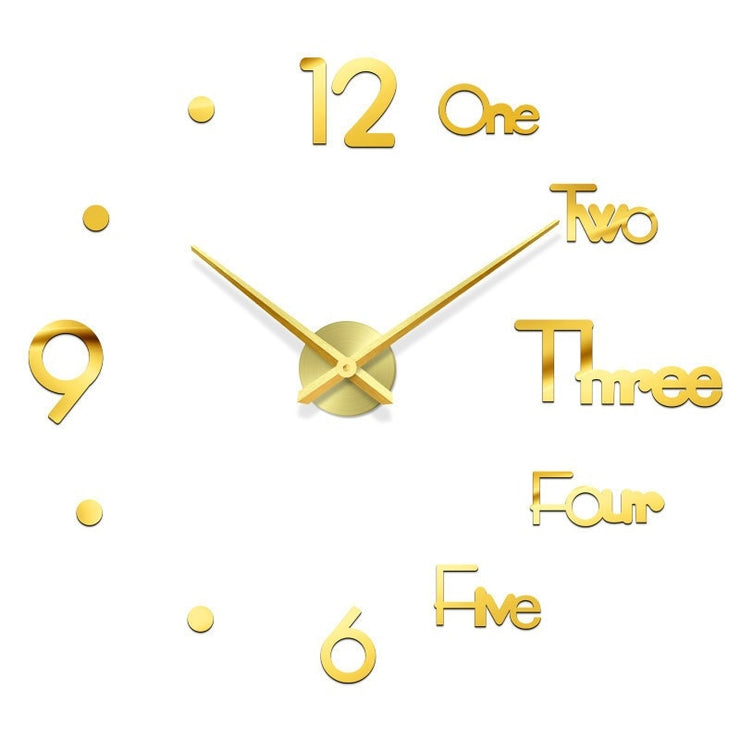 Modern Wall Clock - HOW DO I BUY THIS 016 Gold / 2D Diameter 40-50CM