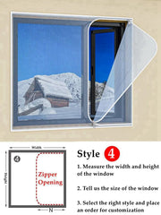 Window Heat Protection Film - HOW DO I BUY THIS Style 4 / W85cm x H105cm / Zipper