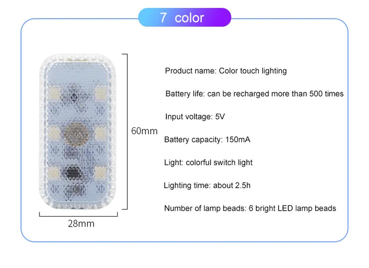 Mini LED Touch Light