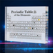 Acrylic Periodic Table With Real Elements
