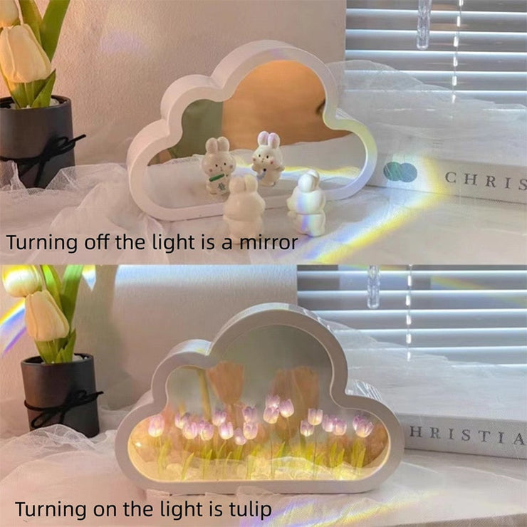 Tulip Mirror Lamp - HOW DO I BUY THIS Purple / USB plug in
